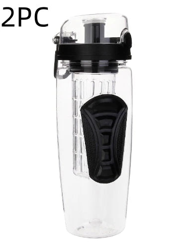 32Oz Fruit Infusing Infuser Water Bottle Water Fruit Bottle BPA Free Plastic Sport Fruit Infuser Water Bottles With Infuser Juice Shaker Drink Bottle Of Water