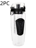 32Oz Fruit Infusing Infuser Water Bottle Water Fruit Bottle BPA Free Plastic Sport Fruit Infuser Water Bottles With Infuser Juice Shaker Drink Bottle Of Water